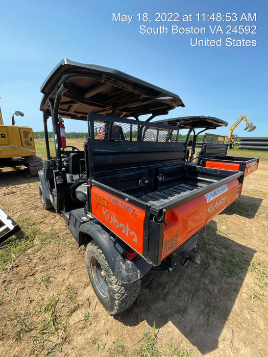 2021 Kubota RTV-X1140W-H Plastic Canopy, Windshield Acrylic Clear, LED Strobe Light, Wire Harness Kit, Back up Alarm
