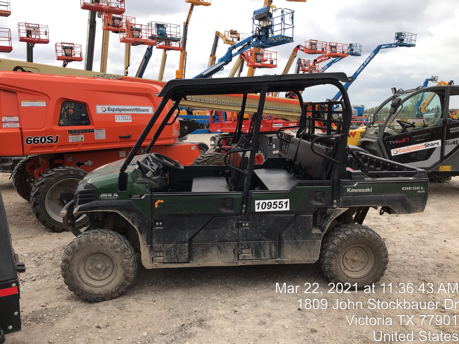2020 Kawasaki Mule PRO-DXT Diesel, 6-Seater, Canopy