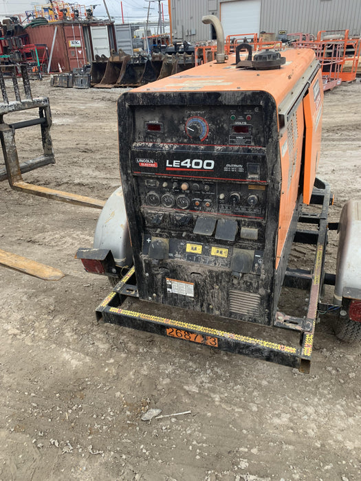 2022 Lincoln Electric LE400 Kubota V1505, Trlr, Cable Rack, Light Kit, ES Decals, T3