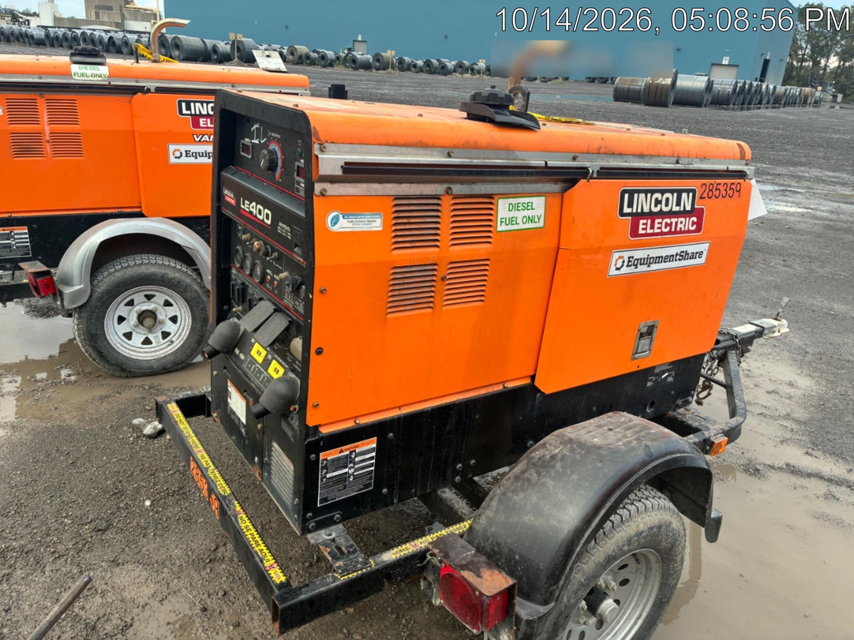 2021 Lincoln Electric Vantage 549X Ready Pak 3, ORANGE (includes trailer, cable rack, fender light kit)