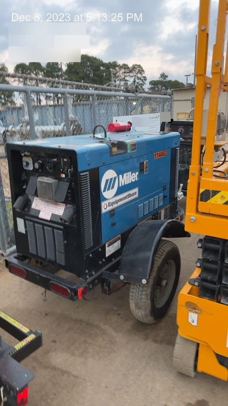 2020 Miller Electric BIG BLUE 400 Trailer Mounted Welder