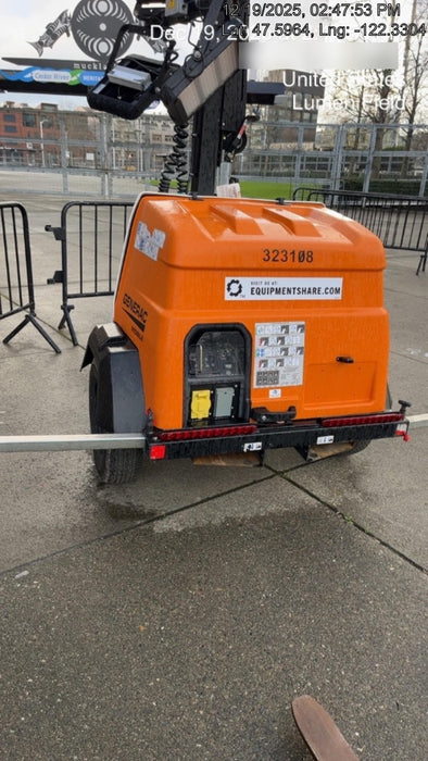 2023 Generac MLT2 Diesel, Flex Switch 120V Input, Powerzone Controller, (4) 320W LED Lights, 4kW Generator, 39.9 Gal Fuel Tank, 2" Ball, T3