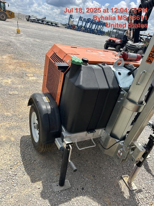 2025 Wanco WLTT-4MM4K Diesel, Mitsubishi L2E, 9.0HP @1800 rpm, Deep Sea Controller, Shore Power Plug, Auto Start, (4) 350W LED Floodlights, 4kW Generator, 60 Gal Fuel Tank, 2" Ball, T3