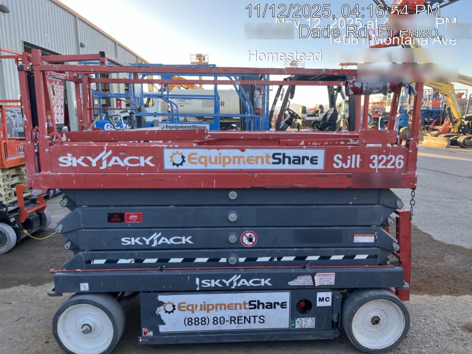2018 Skyjack SJIII-3226 SJIII3226 Battery