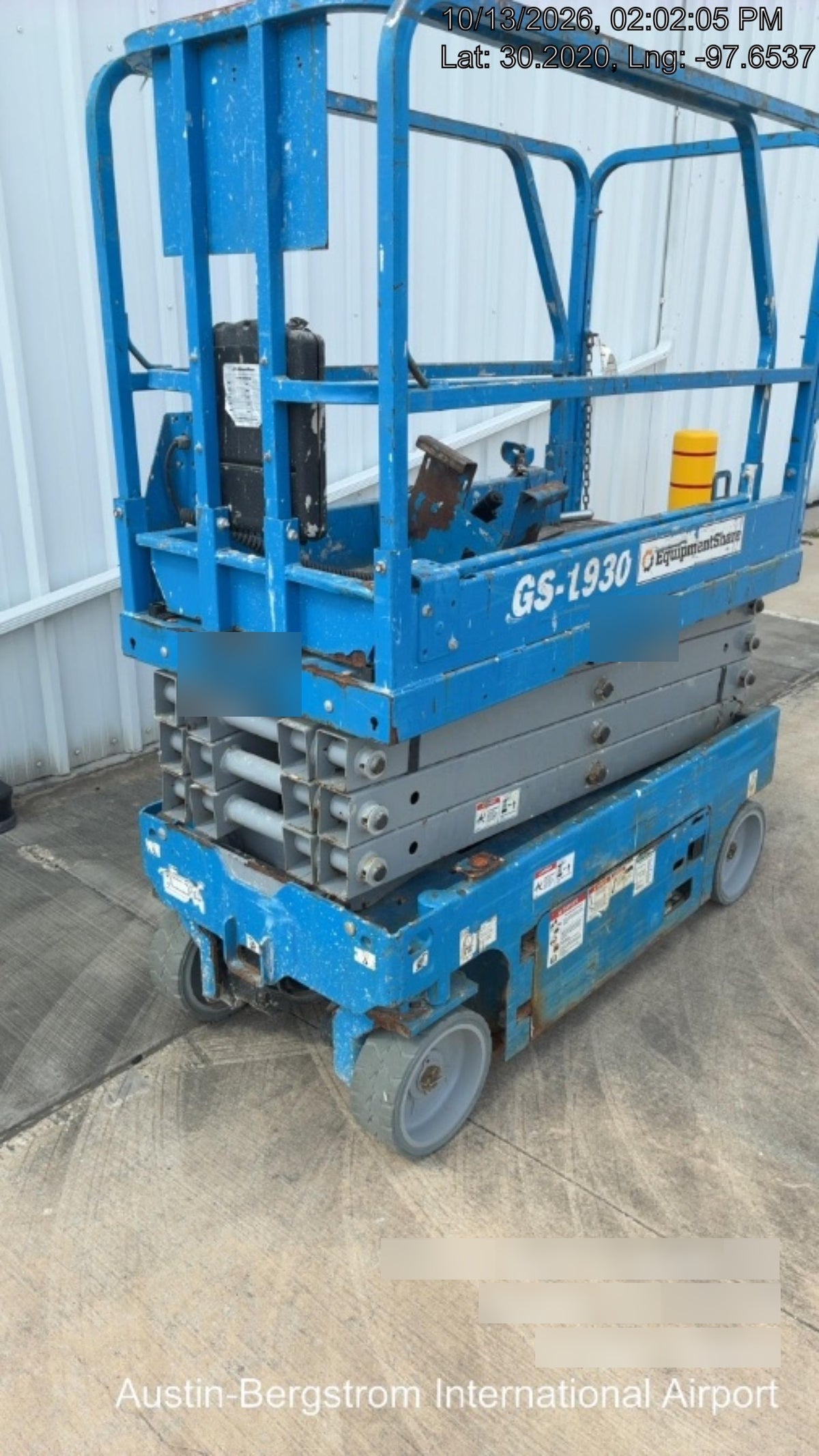 2019 Genie GS-1930 Fixed Rails with Chain Entry