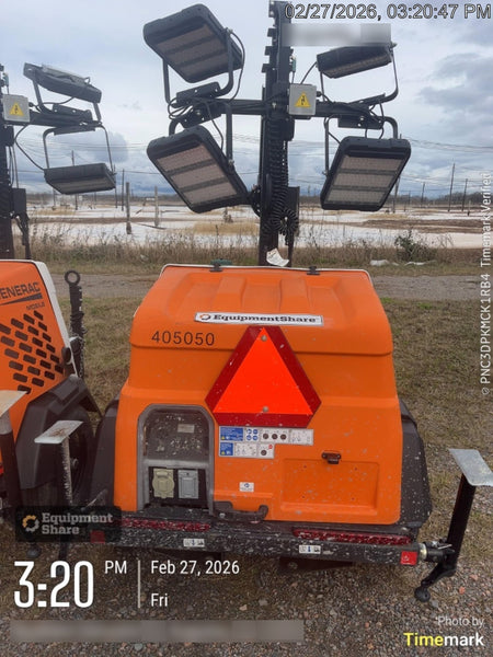 2024 Generac MLT6SKDS-STD4 ELEC WINCH Diesel, Electric Winch Mast, Powerzone Controller, (4) 320W LED Lights, 4kW Generator, 39.9 Gal Fuel Tank, 2" Ball, T3
