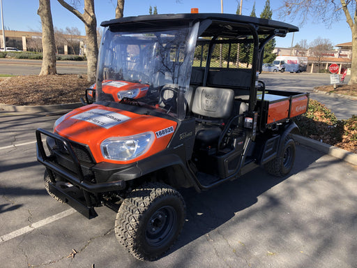 Kubota RTV-X1140W-H Plastic Canopy, Windshield Acrylic Clear, LED Strobe Light, Wire Harness Kit, Back up Alarm