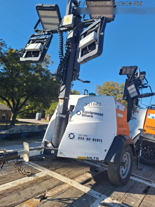 2023 Generac MLT2 Diesel, Flex Switch 120V Input, Powerzone Controller, (4) 320W LED Lights, 4kW Generator, 39.9 Gal Fuel Tank, 2" Ball, T3