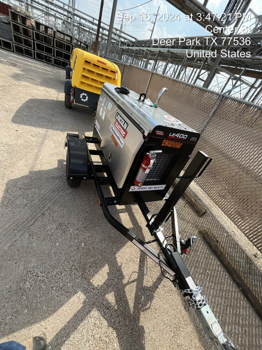 2024 Lincoln Electric LE400 Kubota V1505, Trlr, Cable Rack, Light Kit, ES Decals, T3