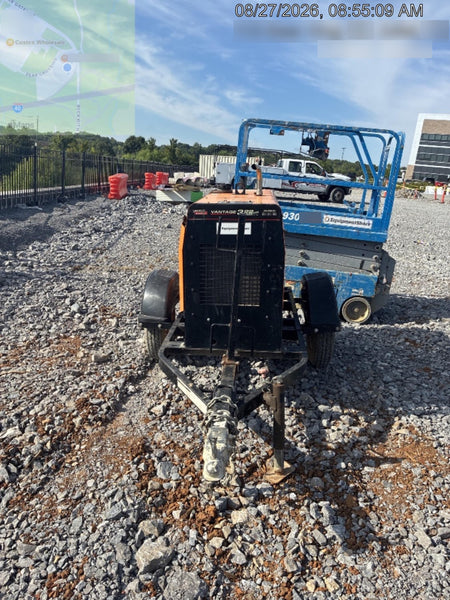 2021 Lincoln Electric Vantage 322 Vantage 322 Ready Pak 3 w/ Decals, ORANGE (includes trailer, cable rack, fender light kit) NO Telematics