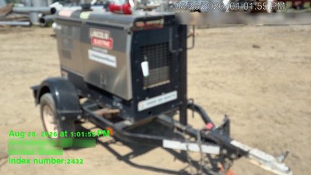 2019 Lincoln Electric Vantage 322 Ready-Pak 3, Two Wheel Trailer, Fender and Light Kit, Cable Rack