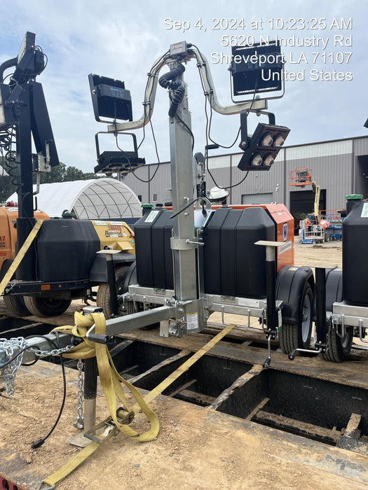 2024 Wanco WLTT-4MM4K Diesel, Deep Sea Controller, Shore Power Plug, Auto Start, (4) 350W LED Floodlights, 4kW Generator, 60 Gal Fuel Tank, 2" Ball, T3