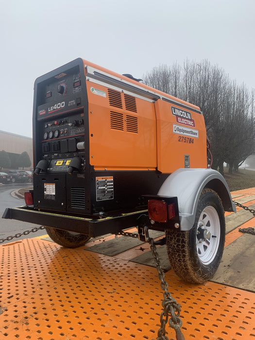 2022 Lincoln Electric LE400 Kubota V1505, Trlr, Cable Rack, Light Kit, ES Decals, T3