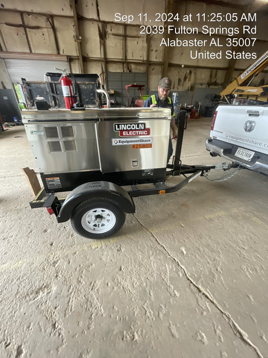 2024 Lincoln Electric LE400 Kubota V1505, Trlr, Cable Rack, Light Kit, ES Decals, T3