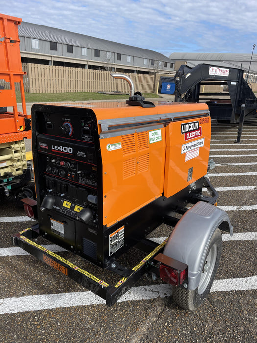 2022 Lincoln Electric LE400 Kubota V1505, Trlr, Cable Rack, Light Kit, ES Decals, T3