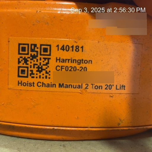 2021 HARRINGTON CF020-20