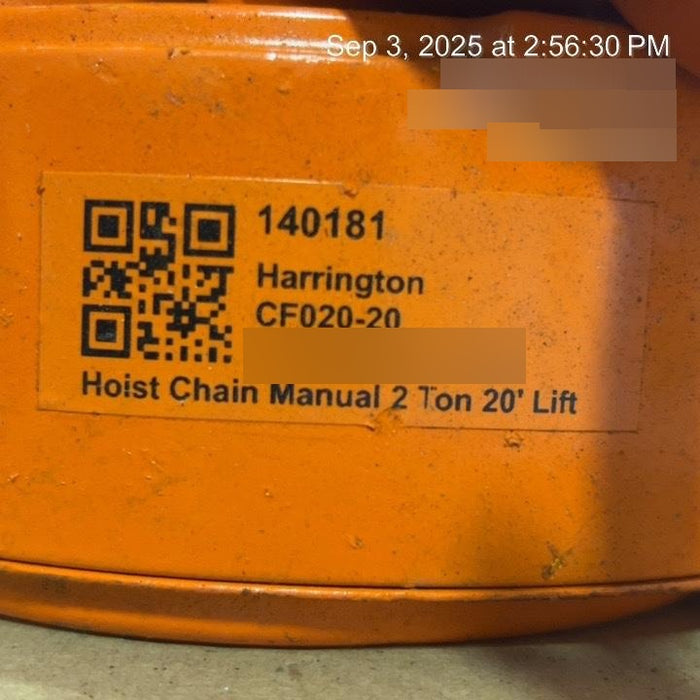 2021 HARRINGTON CF020-20