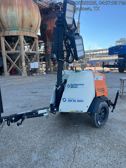 2025 Generac MLTS-4 Diesel, Mitsubishi L2E, 7.1 hp @1800 rpm, Flex Switch 120V Input, Powerzone Controller, (4) 320W LED Lights, 4kW Generator, 39.9 Gal Fuel Tank, 2" Ball, ES Decals