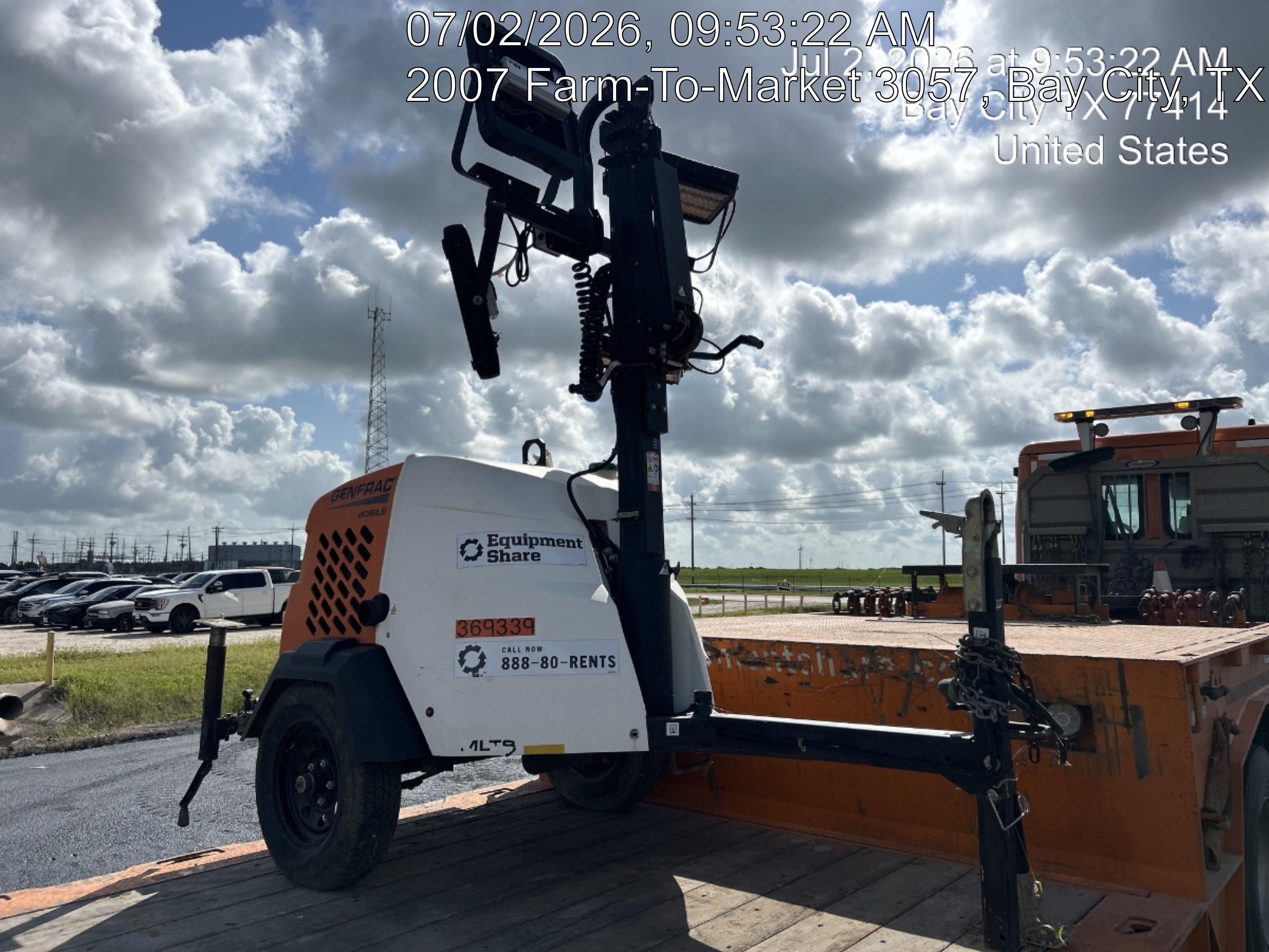 2023 Generac MLT2 Diesel, Flex Switch 120V Input, Powerzone Controller, 
(4) 320W LED Lights, 4kW Generator, 39.9 Gal Fuel Tank, 2" Ball, T3