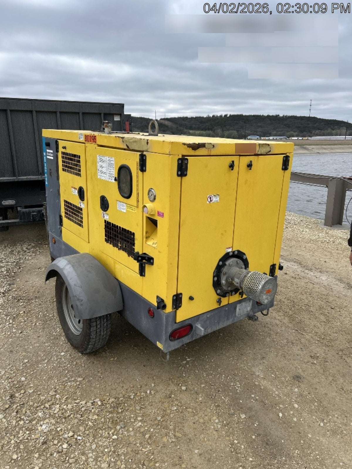 2020 ATLAS COPCO PAS 100 HF CS Enclosed