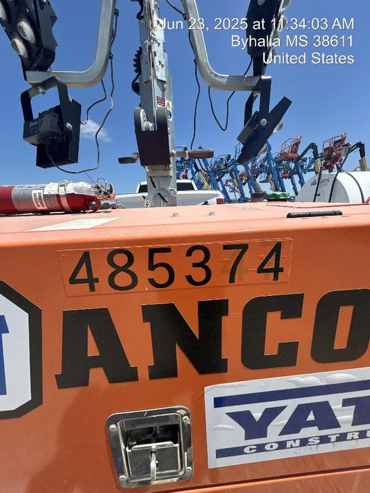 2025 Wanco WLTT-4MM4K Diesel, Mitsubishi L2E, 9.0HP @1800 rpm, Deep Sea Controller, Shore Power Plug, Auto Start, (4) 350W LED Floodlights, 4kW Generator, 60 Gal Fuel Tank, 2" Ball, T3