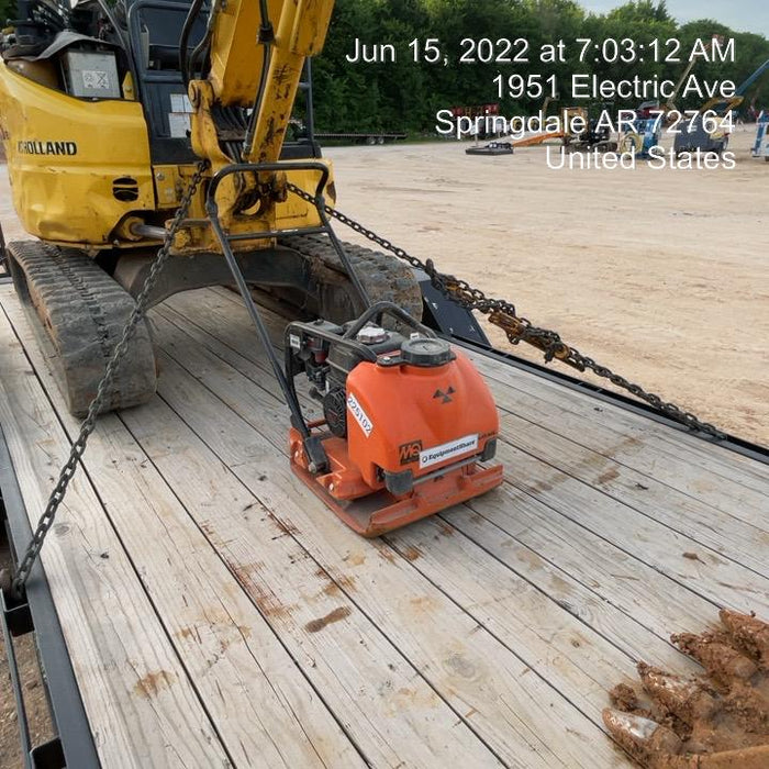 2022 Multiquip MVC88VTHW Plate Compactor, 20", w/Water Tank, Honda GX160