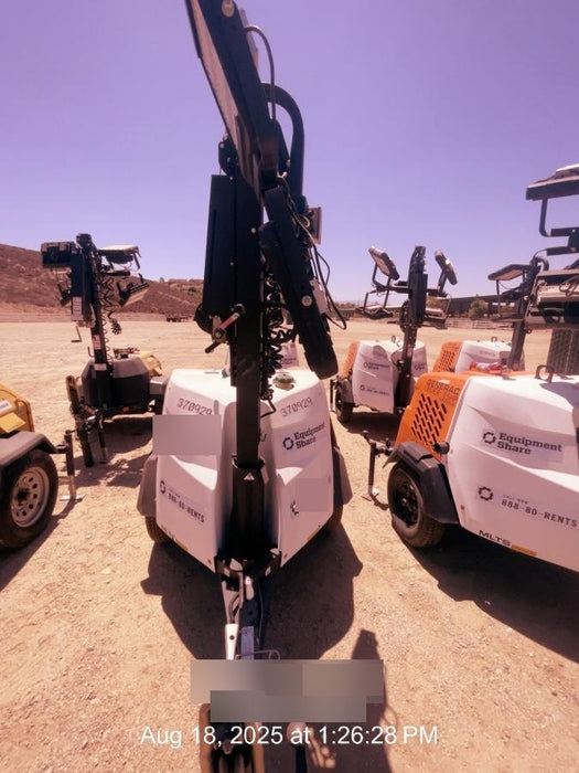 2023 Generac MLT2 Diesel, Flex Switch 120V Input, Powerzone Controller, 
(4) 320W LED Lights, 4kW Generator, 39.9 Gal Fuel Tank, 2" Ball, T3