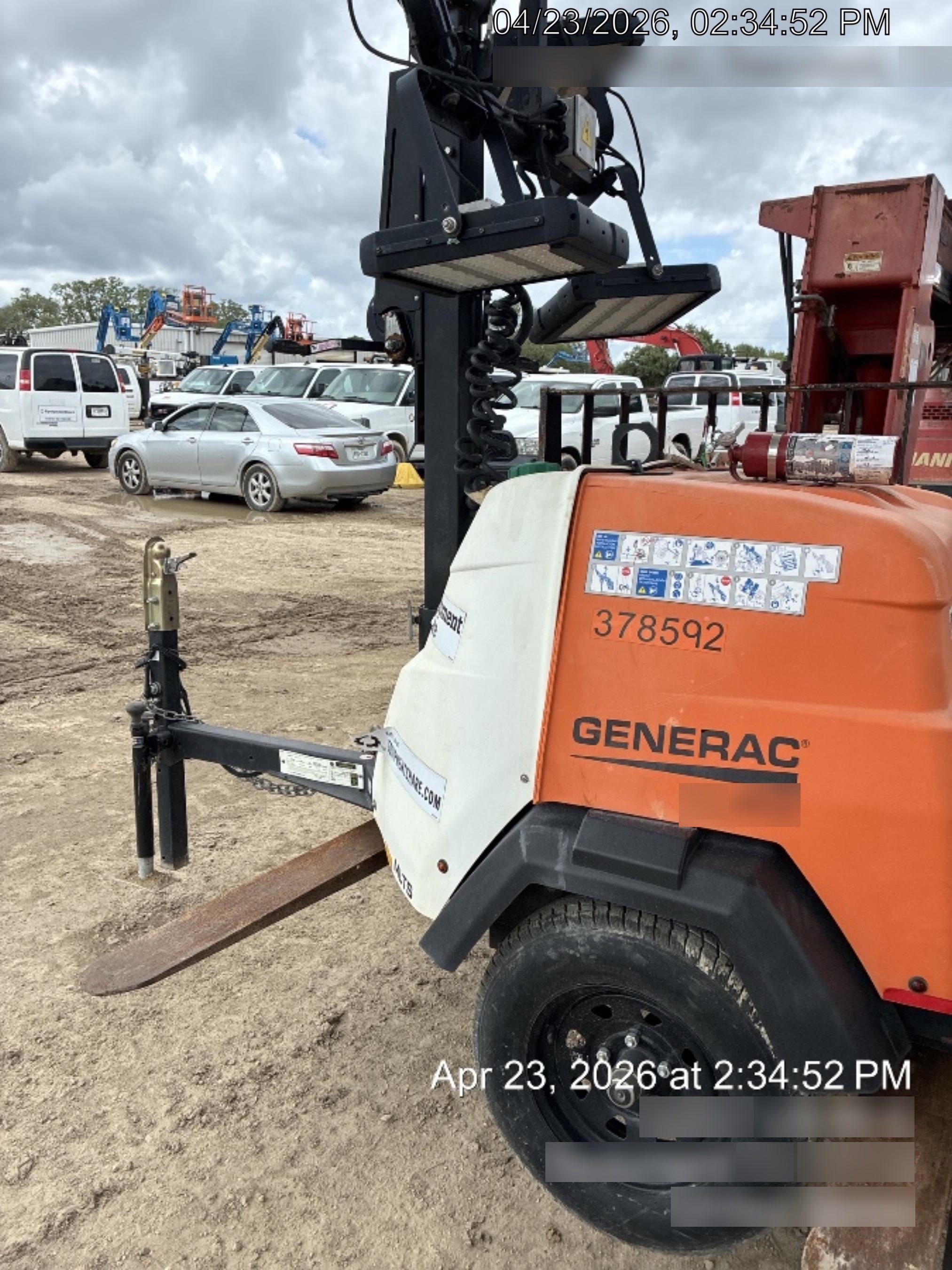 2023 Generac MLT2 Diesel, Flex Switch 120V Input, Powerzone Controller, 
(4) 320W LED Lights, 4kW Generator, 39.9 Gal Fuel Tank, 2" Ball, T3