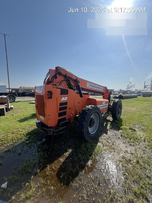 2019 Skytrak 6036 Cab/Heat/Air, Solid Tires, LED Work Lights, Beacon w/50" Carriage, 48" Pallet Forks