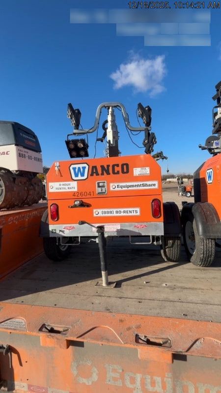 2024 Wanco WLTT-4MM4K Diesel, Deep Sea Controller, Shore Power Plug, Auto Start, (4) 350W LED Floodlights, 4kW Generator, 60 Gal Fuel Tank, 2" Ball, T3