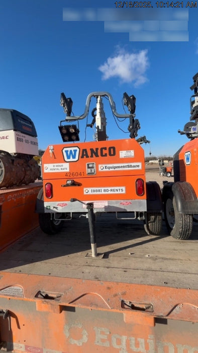 2024 Wanco WLTT-4MM4K Diesel, Deep Sea Controller, Shore Power Plug, Auto Start, (4) 350W LED Floodlights, 4kW Generator, 60 Gal Fuel Tank, 2" Ball, T3