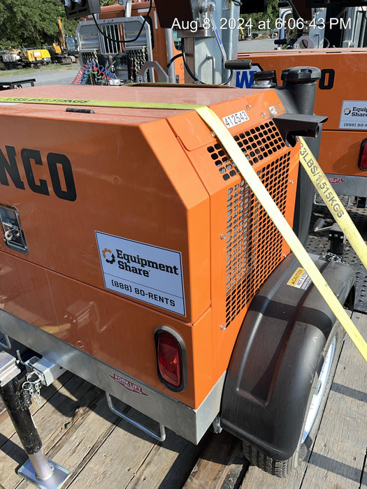 2024 Wanco WLTT-4MM4K Diesel, Deep Sea Controller, Shore Power Plug, Auto Start, (4) 350W LED Floodlights, 4kW Generator, 60 Gal Fuel Tank, 2" Ball, T3