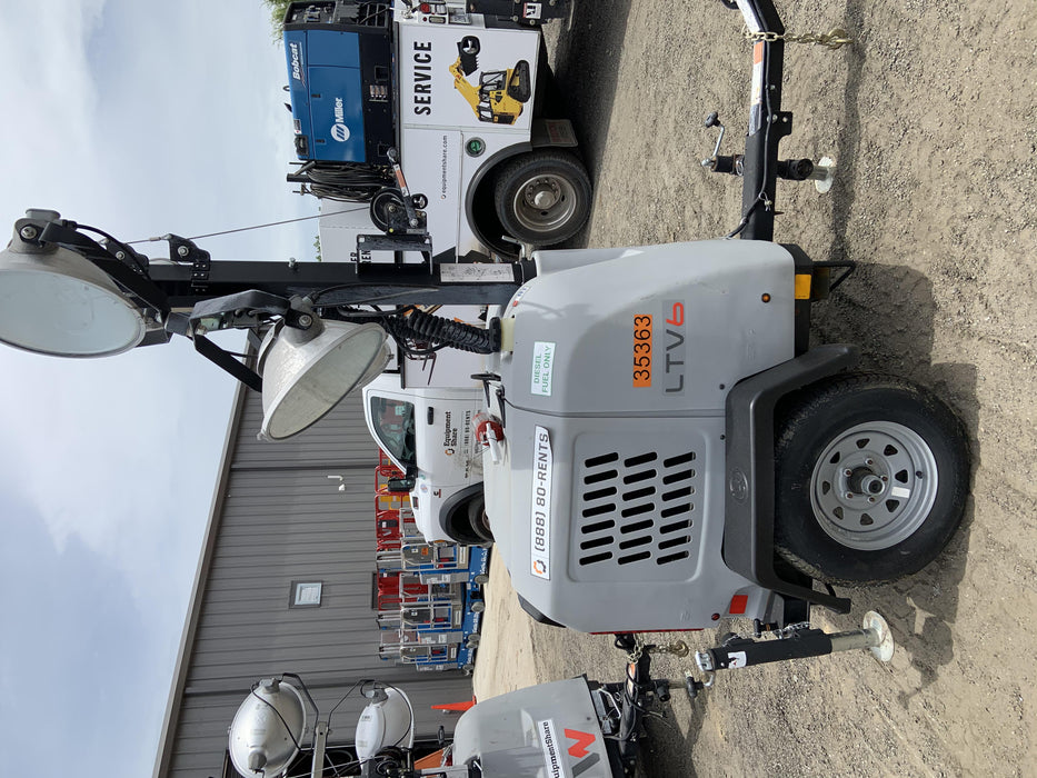 2019 Wacker Neuson LTV6L-MH Wacker Neuson LTV6L Mobile Light Tower w/Fuel Level Sensor Installed