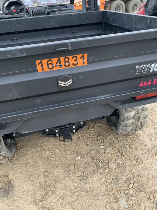 2021 Yanmar YU1000 Canopy, Steel Wheel, Poly WindShield, Beacon, Backup Alarm