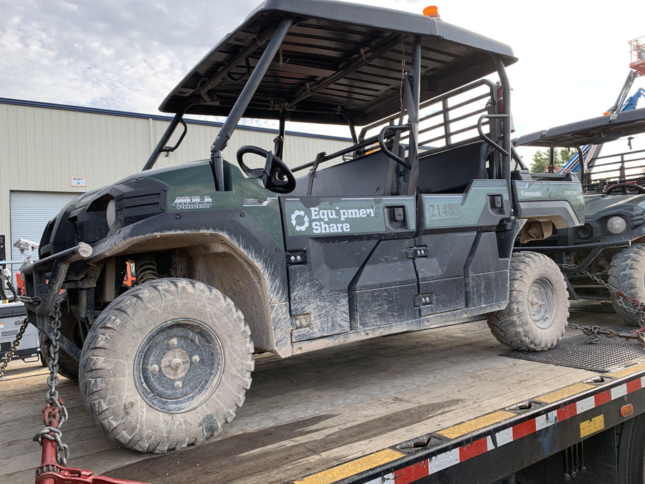 Kawasaki MULE PRO-DX Kawasaki Mule 4x4 Diesel UTV w/Hard Top, Windshield, Beacon, Backup Alarm, ES Keypad/Hardware Installed