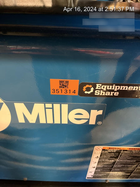 2023 MILLER ELECTRIC AlumaPower 350 MPA