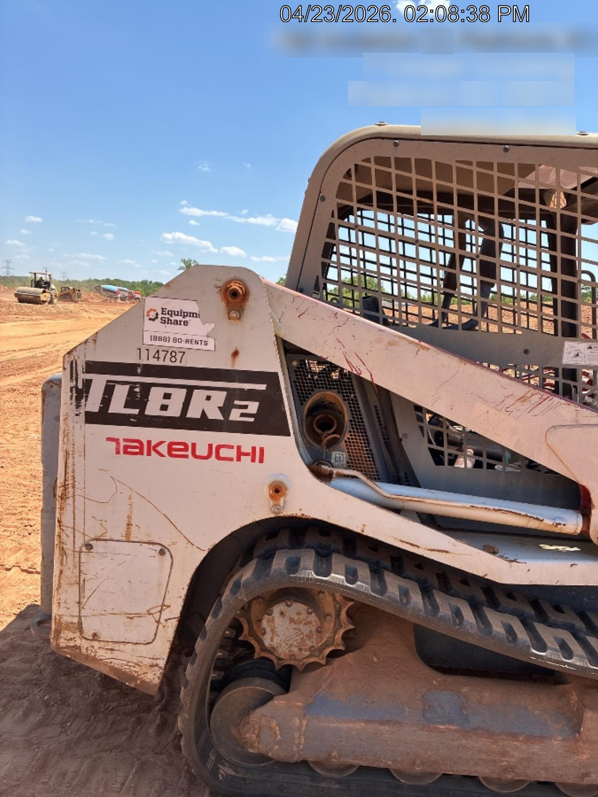 2020 Takeuchi TL8R2-R Canopy, Manual QC
