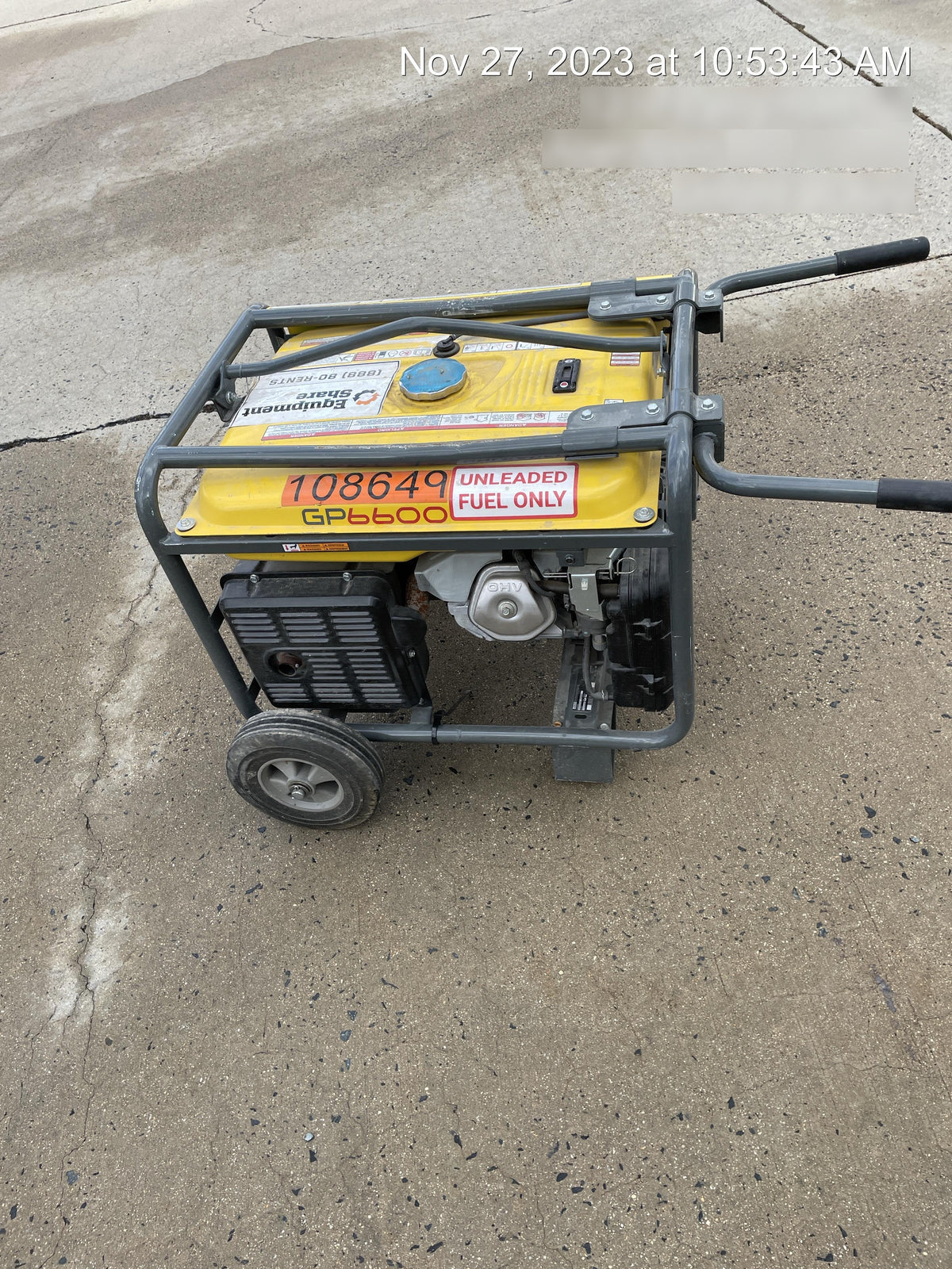 2020 WACKER NEUSON GP6600A