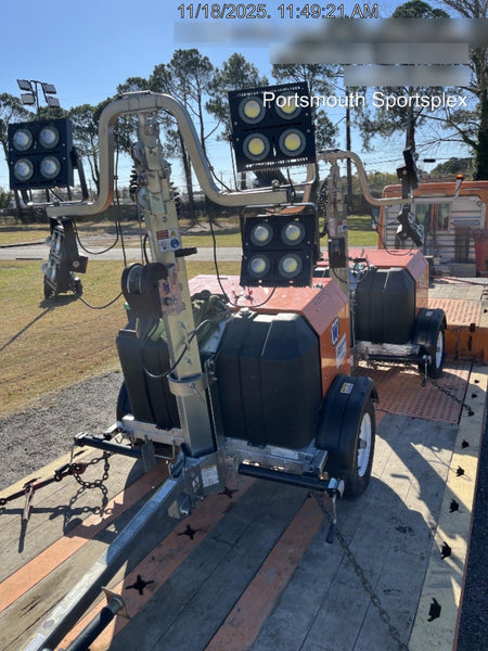 2024 Wanco WLTT-4MM4K Diesel, Deep Sea Controller, Shore Power Plug, Auto Start, (4) 350W LED Floodlights, 4kW Generator, 60 Gal Fuel Tank, 2" Ball, T3
