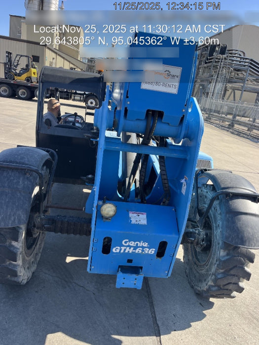 2017 Genie GTH-636 Genie GTH636, Solid RT Tires, T4F, worklights (LED, rear), Open ROPS