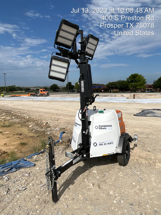 2023 Generac MLT2 Diesel, Flex Switch 120V Input, Powerzone Controller, (4) 320W LED Lights, 4kW Generator, 39.9 Gal Fuel Tank, 2" Ball, T3