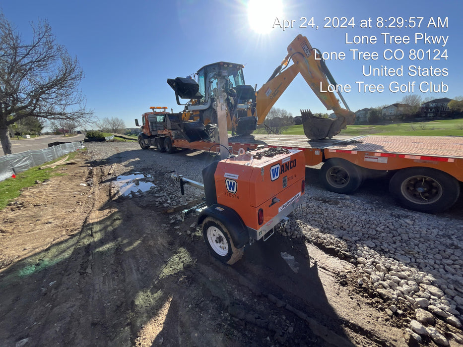 2023 Wanco WLTT-4MM4K Diesel, Deep Sea Controller, Shore Power Plug, Auto Start, (4) 350W LED Floodlights, 4kW Generator, 60 Gal Fuel Tank, 2" Ball, T3