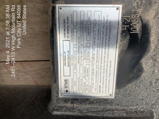 2021 STAR INDUSTRIES M1360B - Star JIB Boom