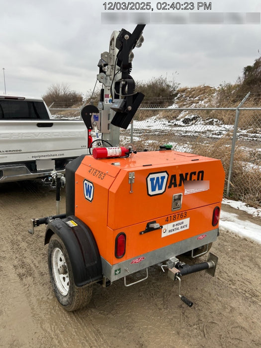 2024 Wanco WLTT-4MM4K Diesel, Deep Sea Controller, Shore Power Plug, Auto Start, (4) 350W LED Floodlights, 4kW Generator, 60 Gal Fuel Tank, 2" Ball, T3