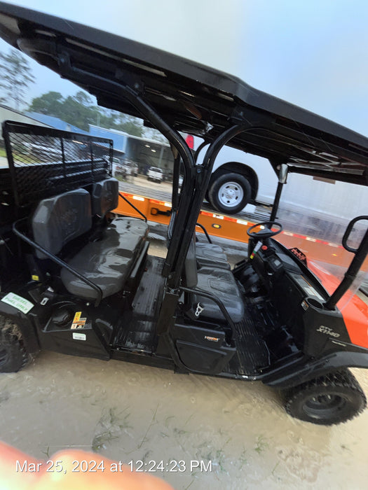 2022 Kubota RTV-X1140W-H Plastic Canopy, Windshield Acrylic Clear, LED Strobe Light, Wire Harness Kit, Back up Alarm