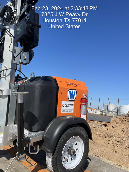 2024 Wanco WLTT-4MM4K Diesel, Deep Sea Controller, Shore Power Plug, Auto Start, (4) 350W LED Floodlights, 4kW Generator, 60 Gal Fuel Tank, 2" Ball, T3