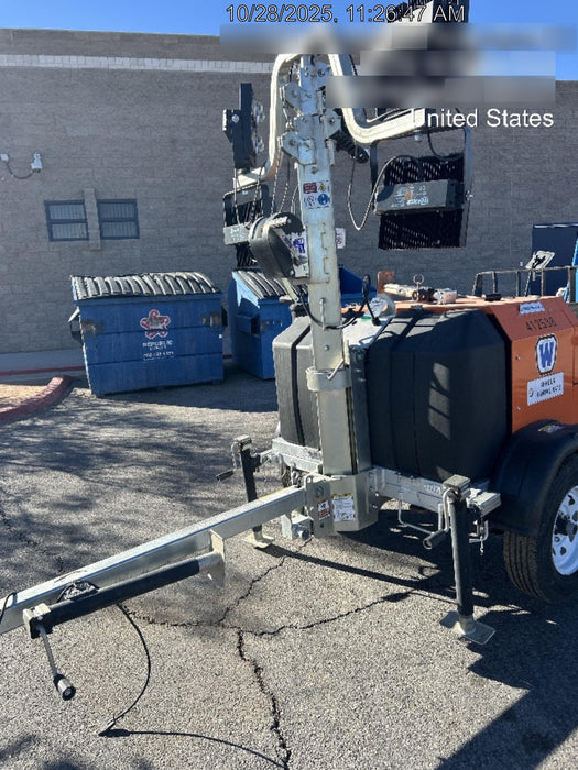 2024 Wanco WLTT-4MM4K Diesel, Deep Sea Controller, Shore Power Plug, Auto Start, (4) 350W LED Floodlights, 4kW Generator, 60 Gal Fuel Tank, 2" Ball, T3