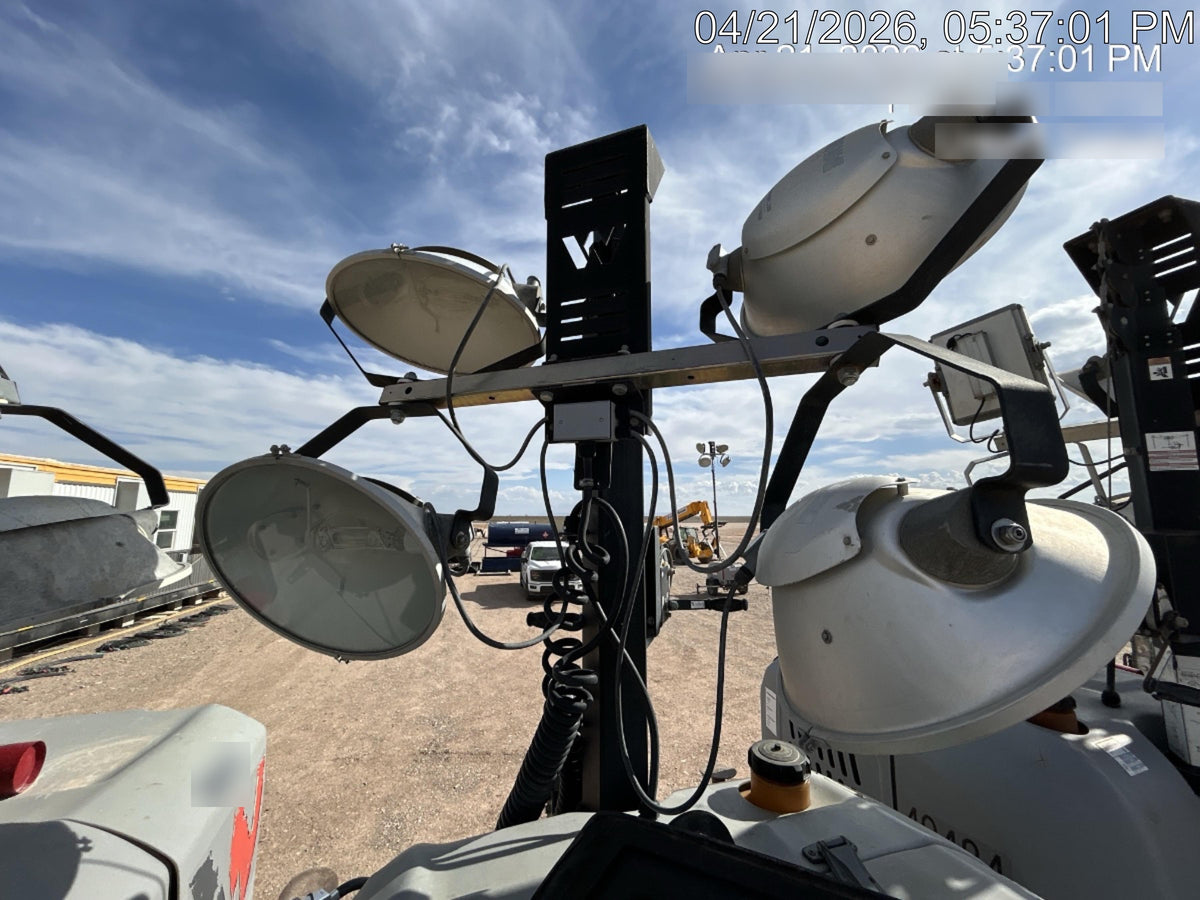 2019 Wacker Neuson LTV6L-MH Mobile Light Tower w/Fuel Level Sensor Installed
