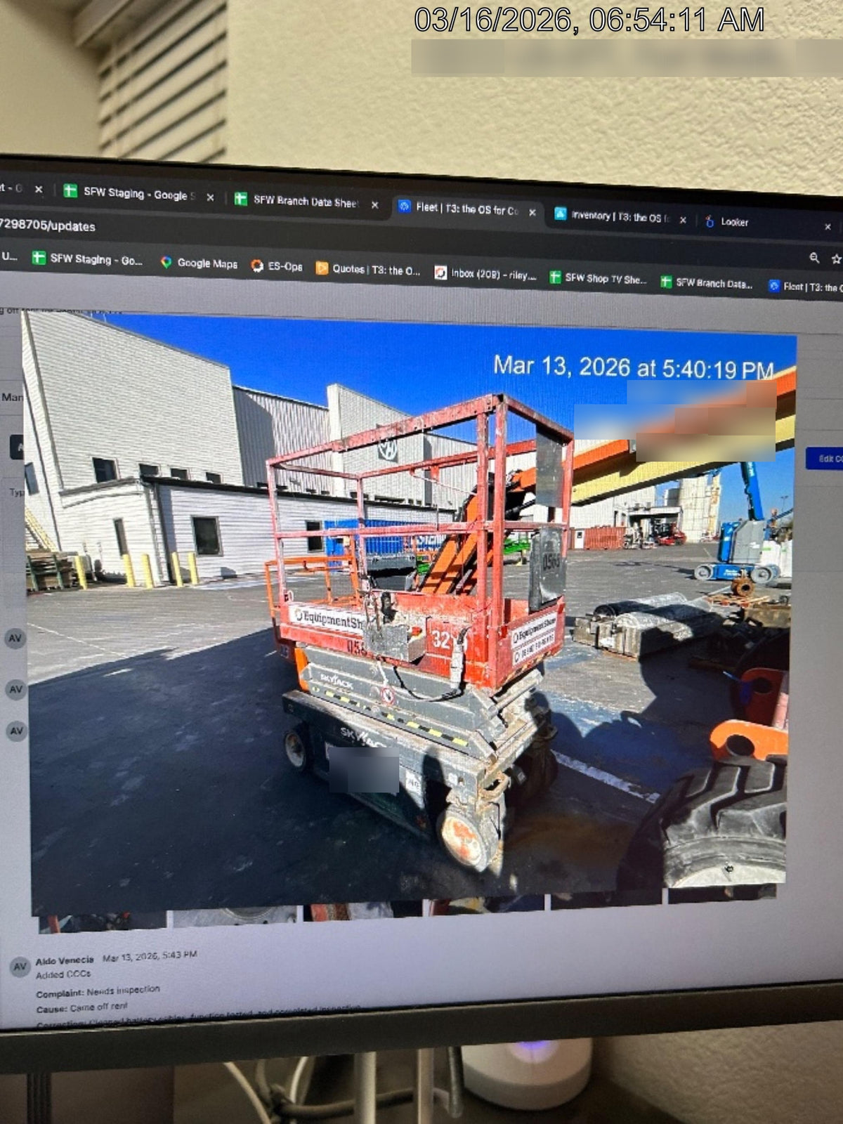 2015 Skyjack SJIII-3219 19' Scissor Lift