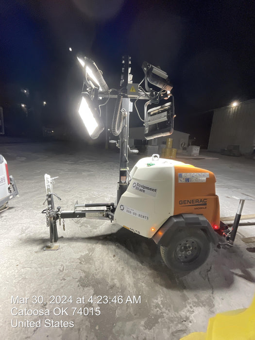 2023 Generac MLT2 Diesel, Flex Switch 120V Input, Powerzone Controller, (4) 320W LED Lights, 4kW Generator, 39.9 Gal Fuel Tank, 2" Ball, T3